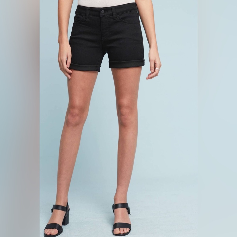 Pilcro and the Letterpress Stet Black Shorts, Size 29